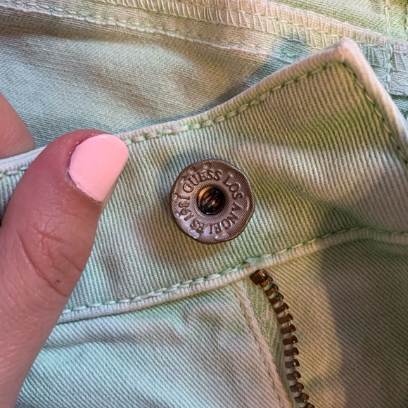 Guess pale green jeans - Picture 4 of 5